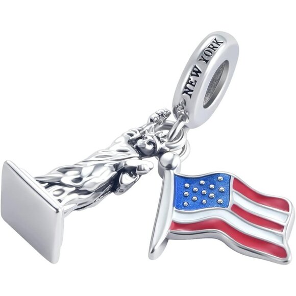 Suitcase Love Coffee Cup Enamel Bead for Pandora Bracelet - Picture 2 of 6